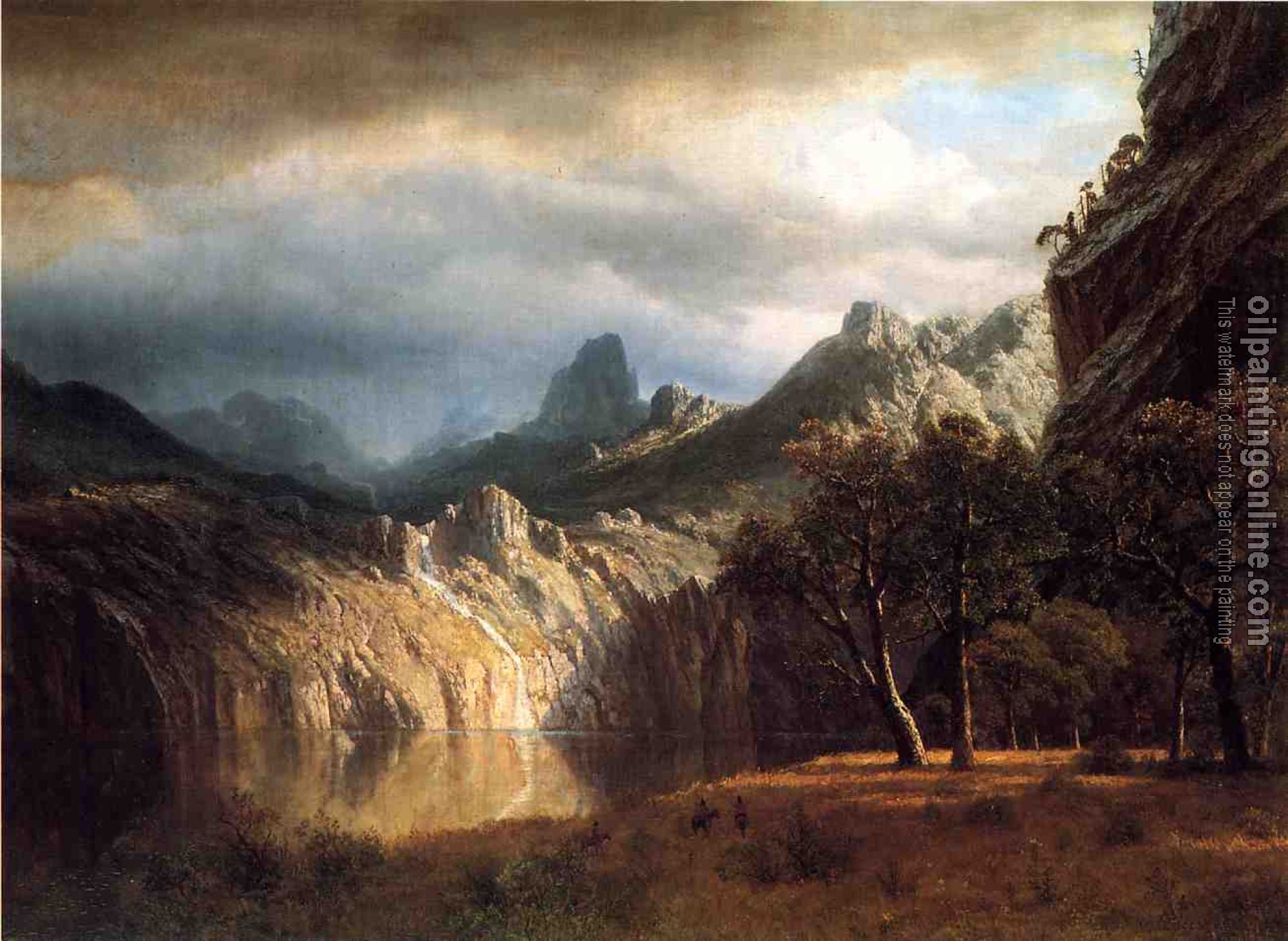 Bierstadt, Albert - In Western Mountains
